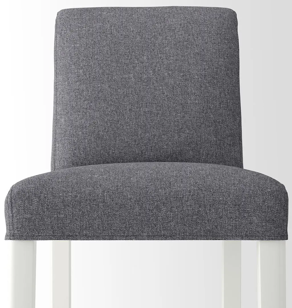 Scaun de bar Ikea Bergmund/Gunnared 62cm (Alb/Gri)