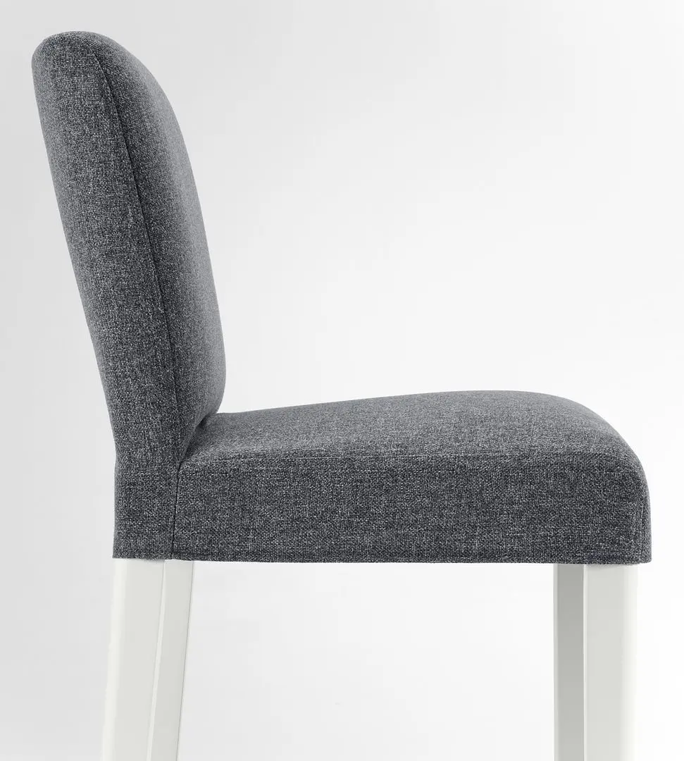 Scaun de bar Ikea Bergmund/Gunnared 62cm (Alb/Gri)