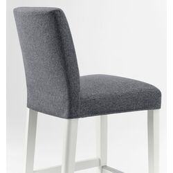 Барный стул Ikea Bergmund/Gunnared 62см (Белый/Серый) Thumb