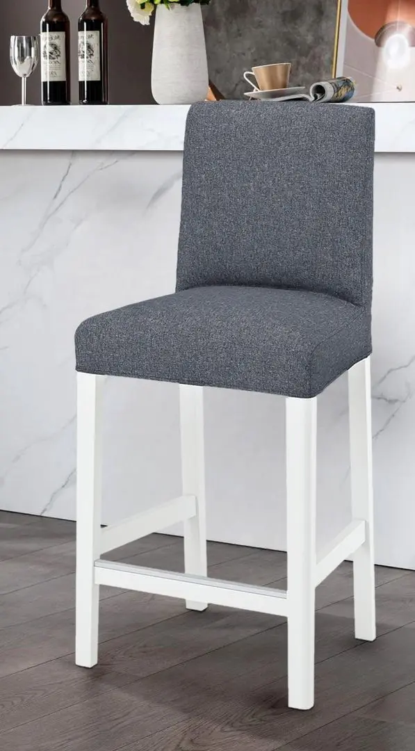 Scaun de bar Ikea Bergmund/Gunnared 62cm (Alb/Gri)