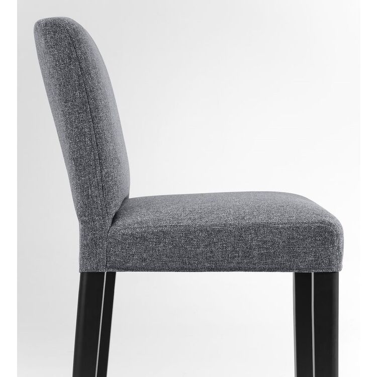 Барный стул Ikea Bergmund/Gunnared 62см (Черный/Серый)