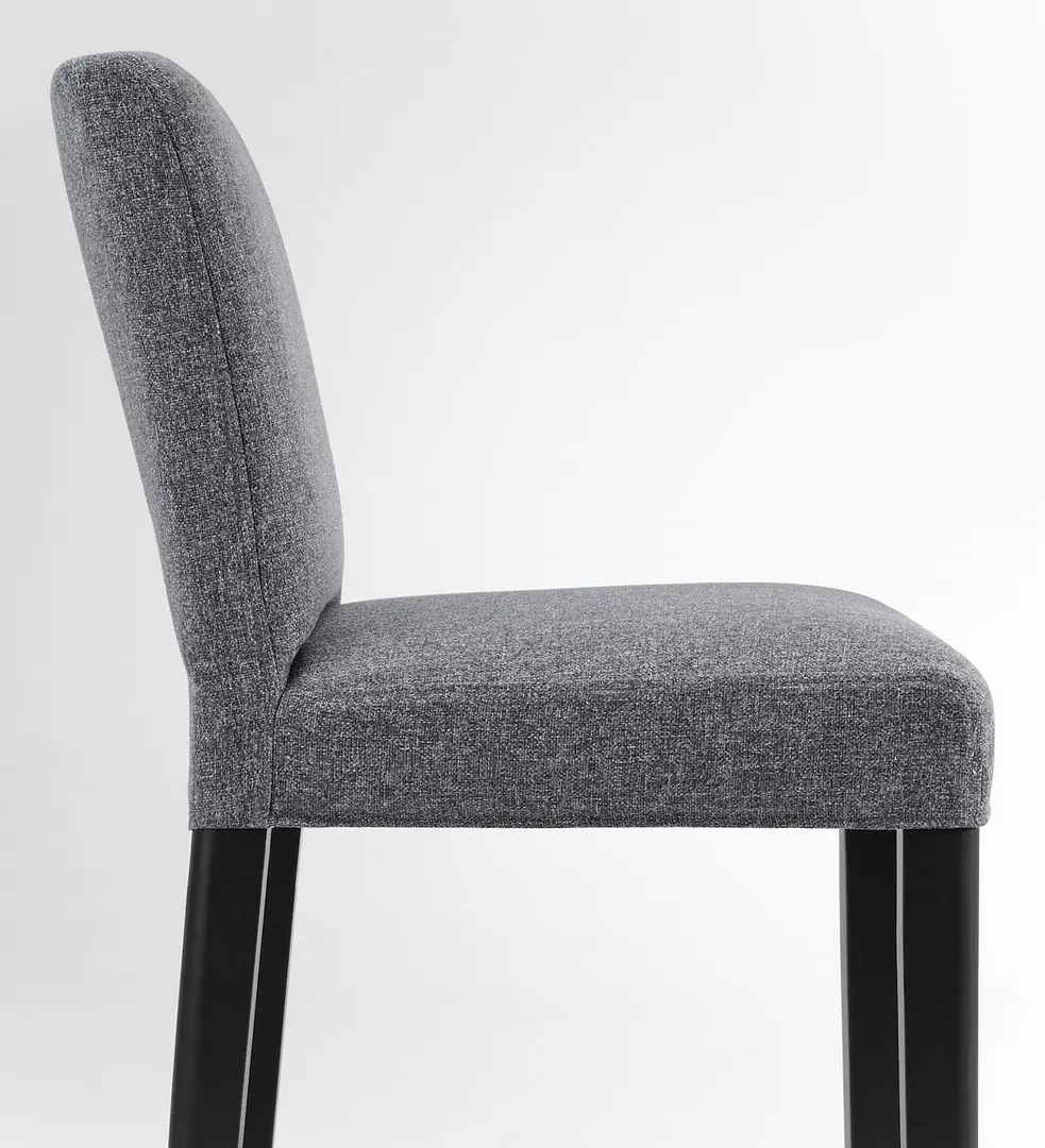 Scaun de bar Ikea Bergmund/Gunnared 62cm (Negru/Gri)