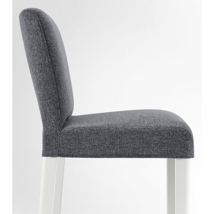 Барный стул Ikea Bergmund/Gunnared 75см (Белый/Серый)