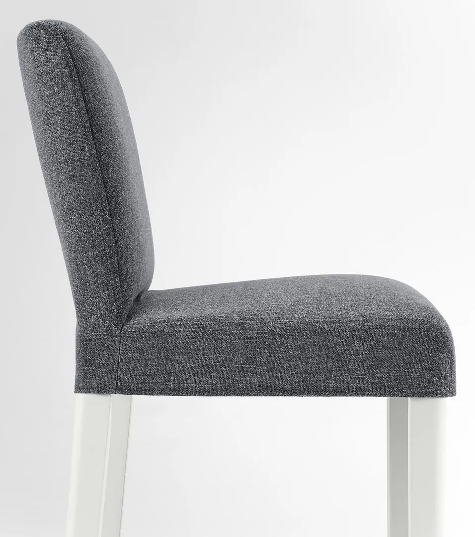 Scaun de bar Ikea Bergmund/Gunnared 75cm (Alb/Gri)