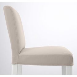 Барный стул Ikea Bergmund/Hallarp 75см (Белый/Бежевый) Thumb
