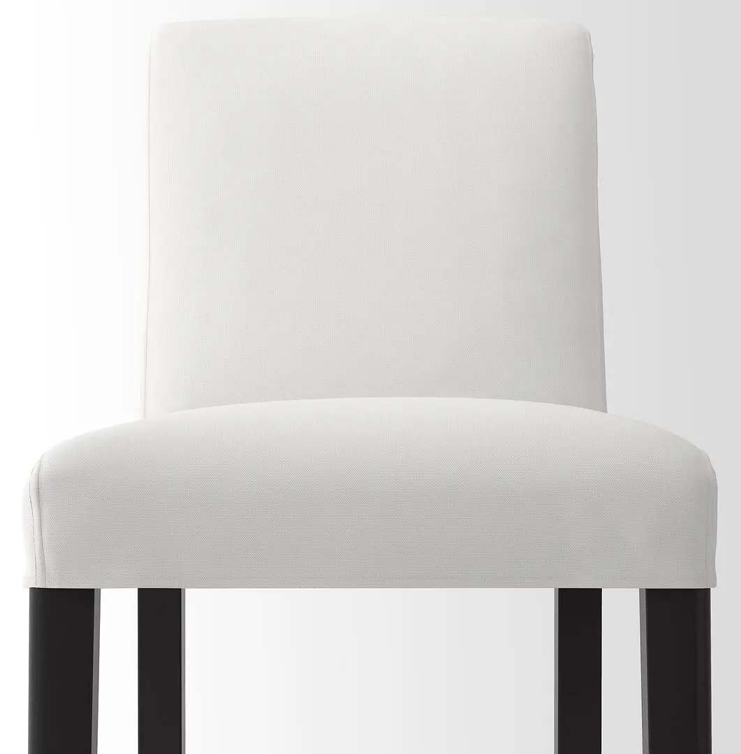 Барный стул Ikea Bergmund/Inseros 62см (Черный/Белый) - 3