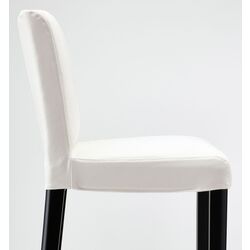 Барный стул Ikea Bergmund/Inseros 62см (Черный/Белый) Thumb
