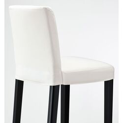 Барный стул Ikea Bergmund/Inseros 62см (Черный/Белый) Thumb