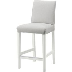 Scaun de bar Ikea Bergmund/Orrsta 62cm (Alb/Gri) Thumb