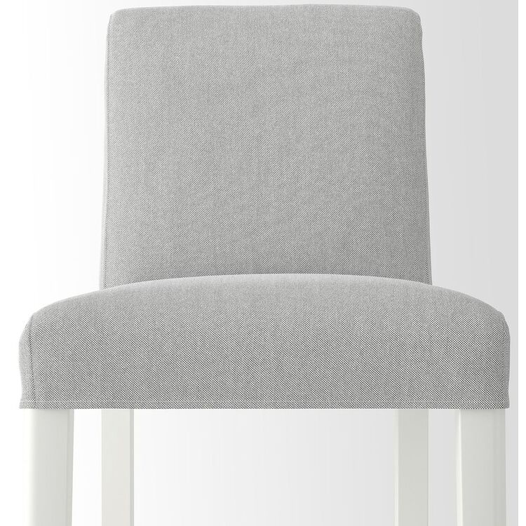 Scaun de bar Ikea Bergmund/Orrsta 62cm (Alb/Gri)