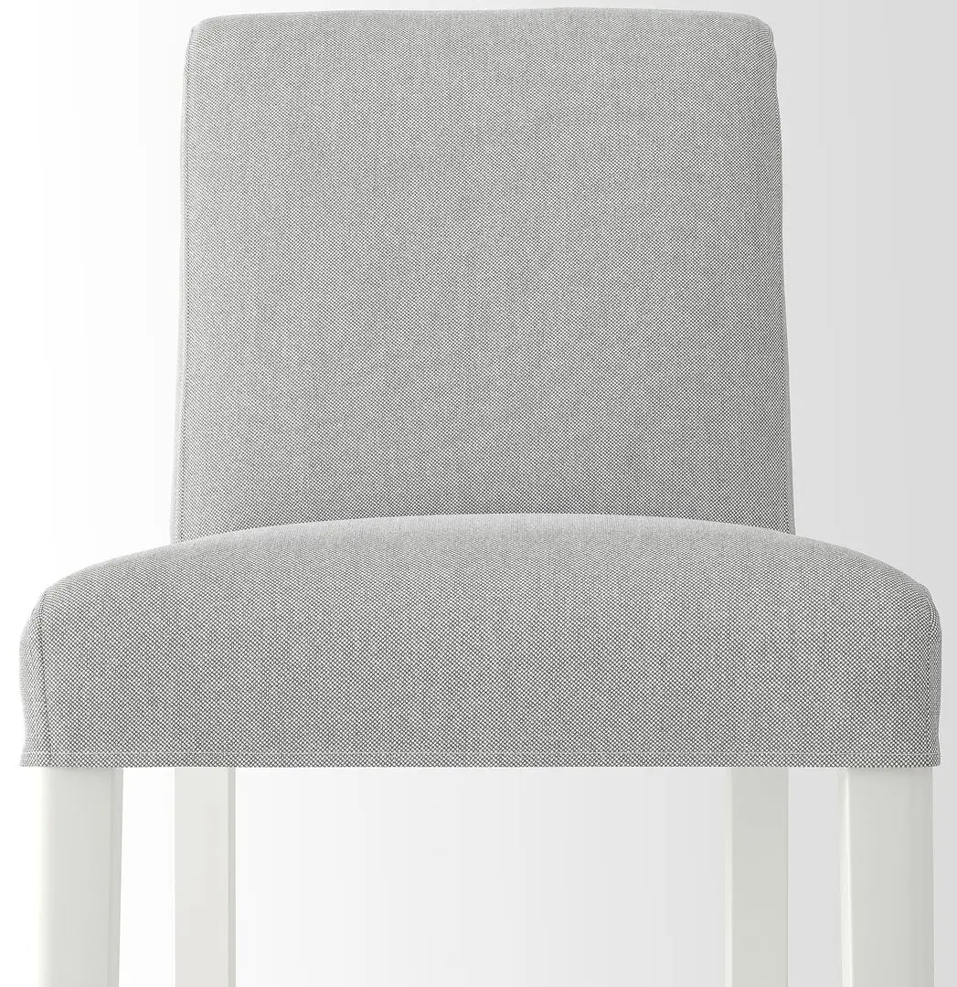 Scaun de bar Ikea Bergmund/Orrsta 62cm (Alb/Gri)