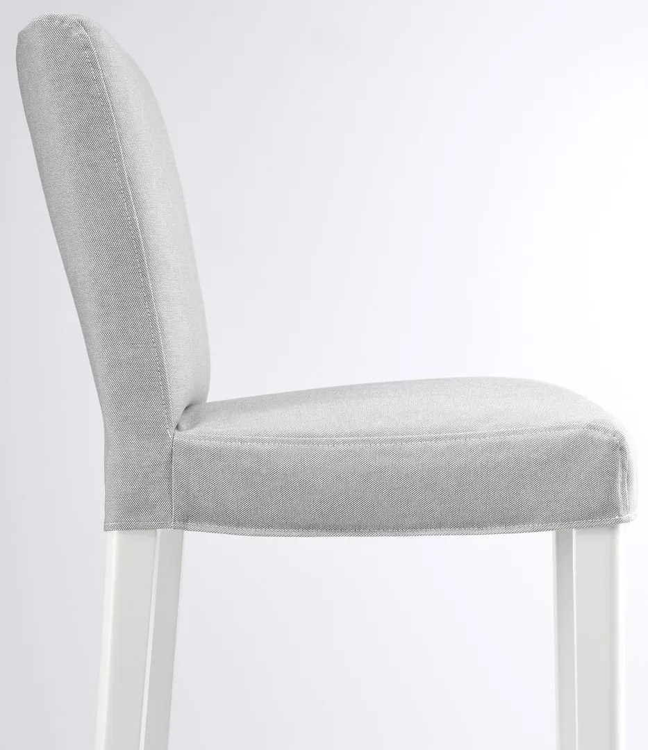 Scaun de bar Ikea Bergmund/Orrsta 62cm (Alb/Gri)