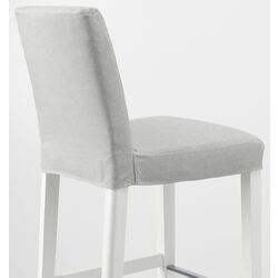 Scaun de bar Ikea Bergmund/Orrsta 62cm (Alb/Gri) Thumb