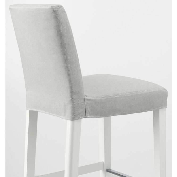 Scaun de bar Ikea Bergmund/Orrsta 62cm (Alb/Gri)