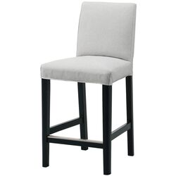 Барный стул Ikea Bergmund/Orrsta 62см (Черный/Серый) Thumb