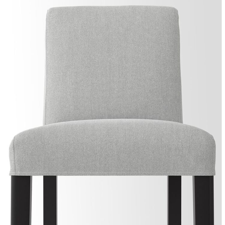 Барный стул Ikea Bergmund/Orrsta 62см (Черный/Серый)