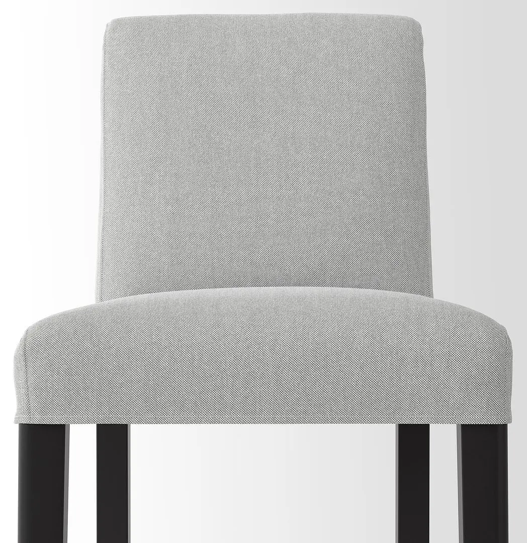 Scaun de bar Ikea Bergmund/Orrsta 62cm (Negru/Gri) - 3