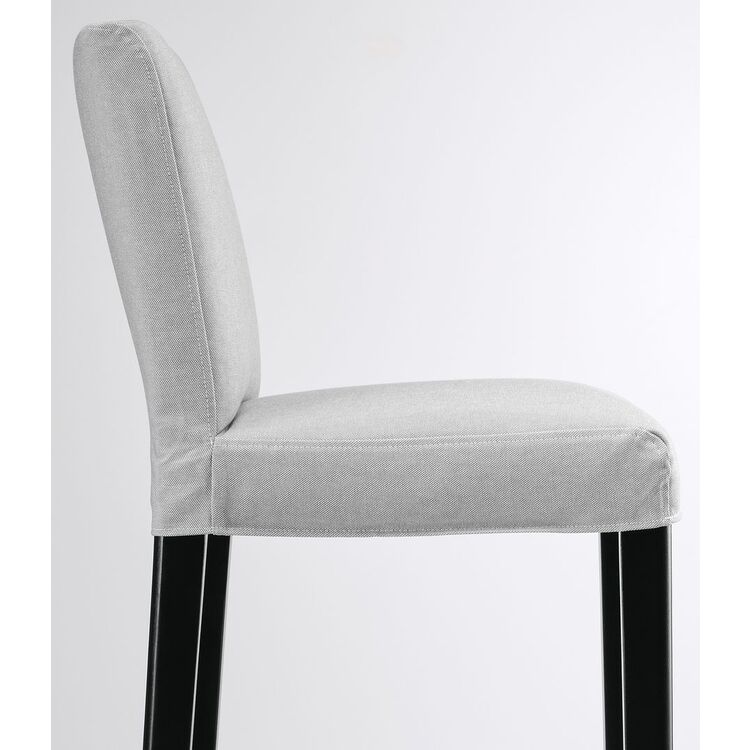 Барный стул Ikea Bergmund/Orrsta 62см (Черный/Серый)