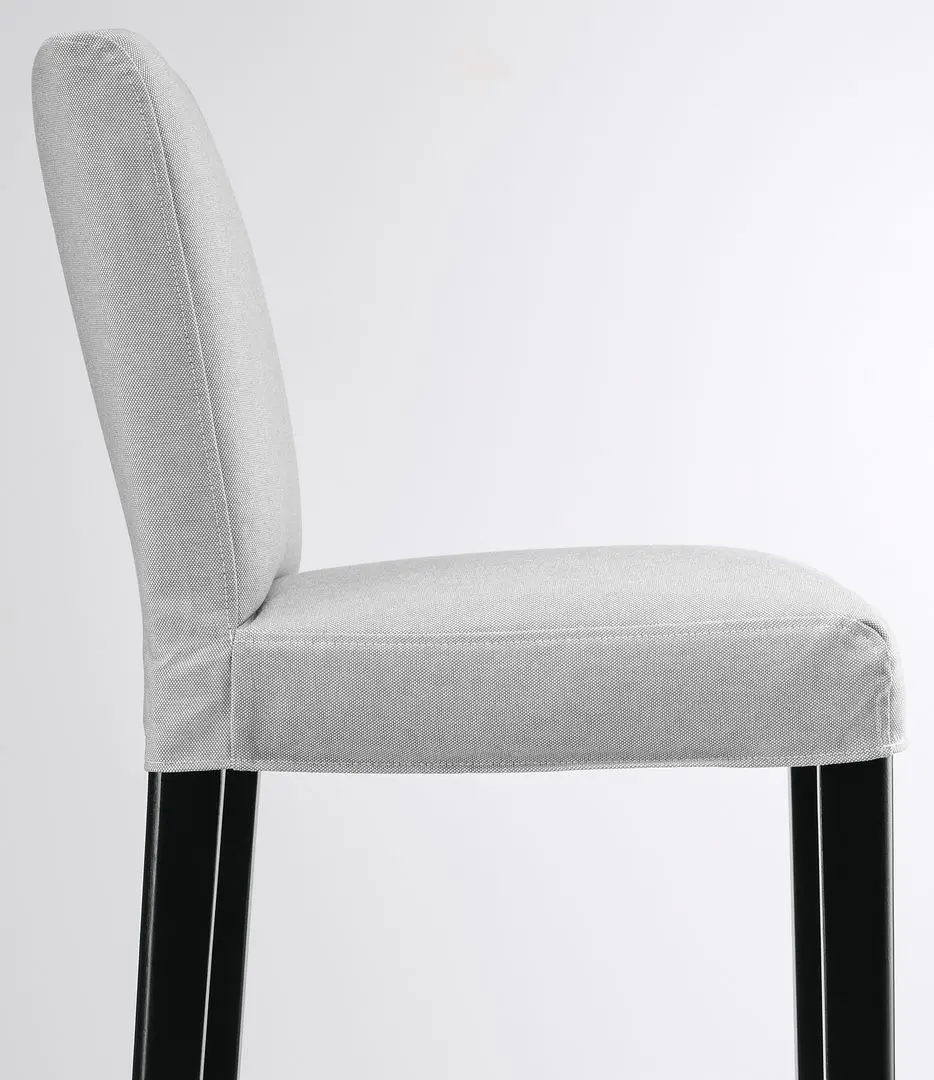 Scaun de bar Ikea Bergmund/Orrsta 62cm (Negru/Gri) - 4
