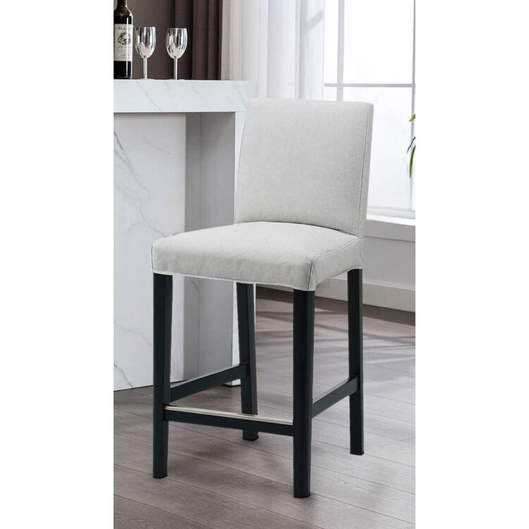 Барный стул Ikea Bergmund/Orrsta 62см (Черный/Серый)