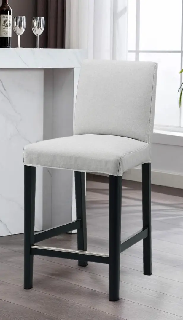 Scaun de bar Ikea Bergmund/Orrsta 62cm (Negru/Gri)