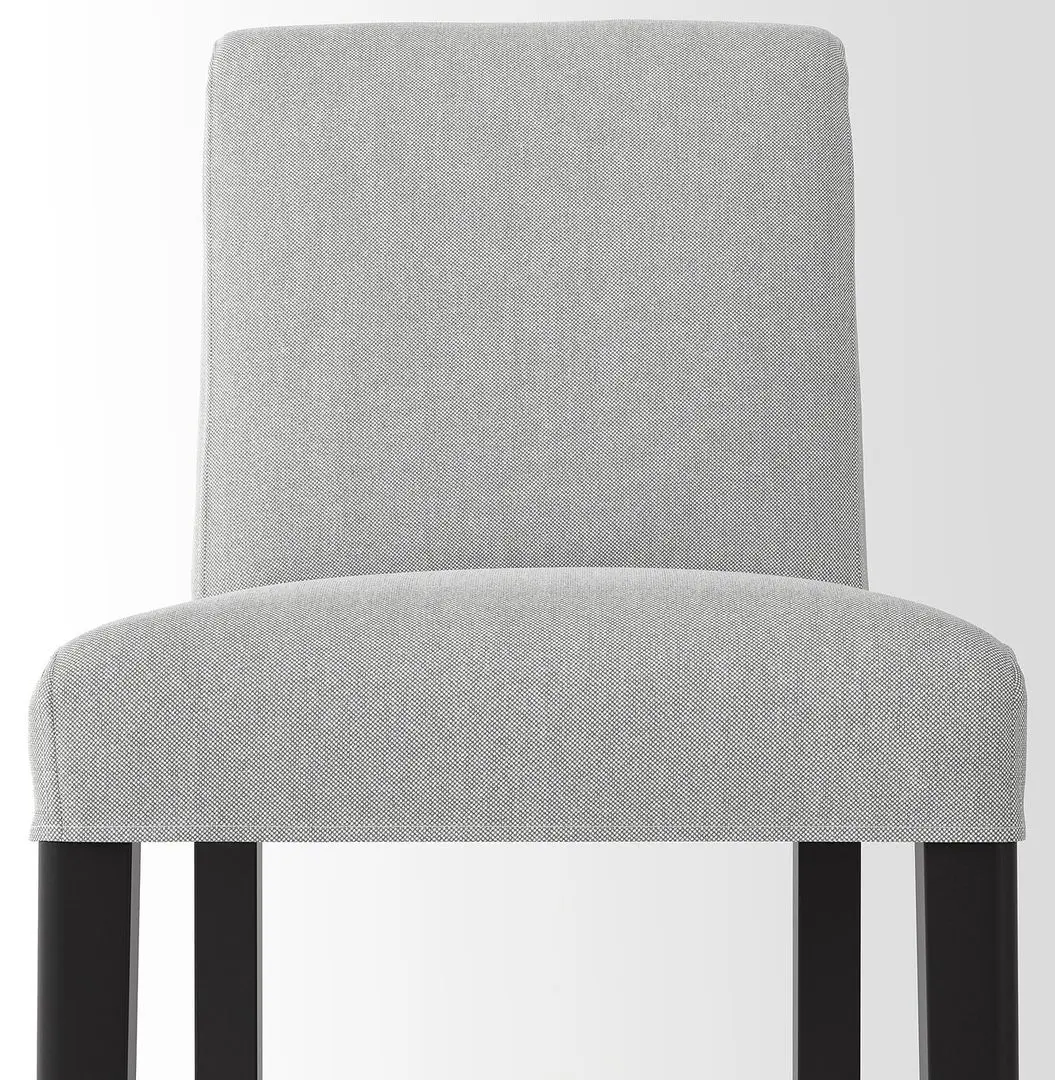 Scaun de bar Ikea Bergmund/Orrsta 75cm (Negru/Gri) - 3