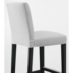 Scaun de bar Ikea Bergmund/Orrsta 75cm (Negru/Gri) Thumb