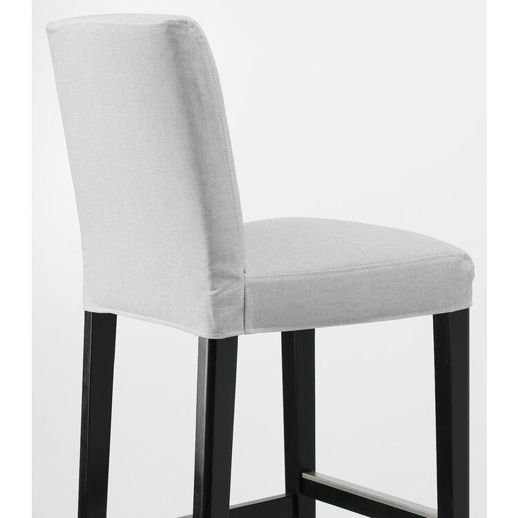 Scaun de bar Ikea Bergmund/Orrsta 75cm (Negru/Gri)