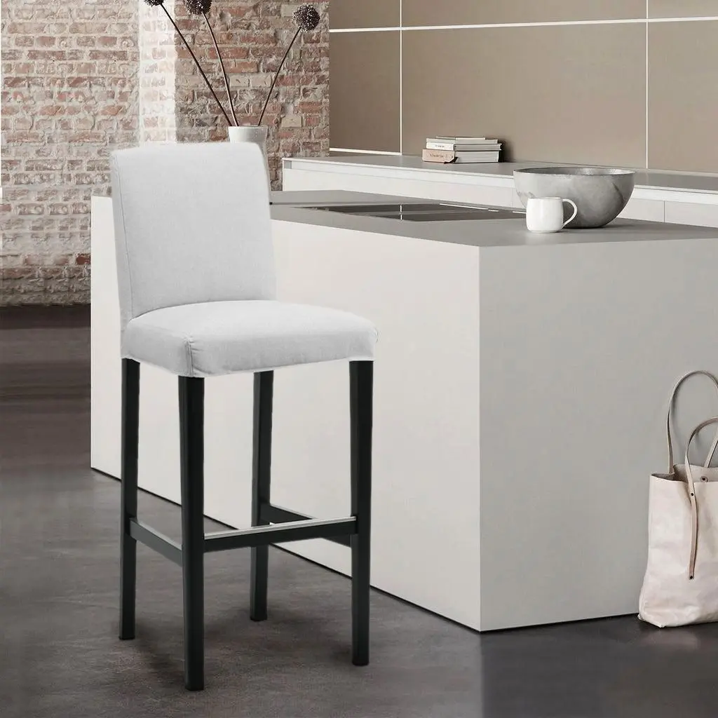 Scaun de bar Ikea Bergmund/Orrsta 75cm (Negru/Gri)