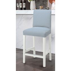 Scaun de bar Ikea Bergmund/Rommele 62cm (Alb/Albastru)