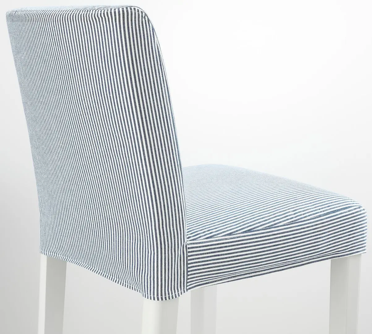 Барный стул Ikea Bergmund/Rommele 62см (Белый/Синий) - 4
