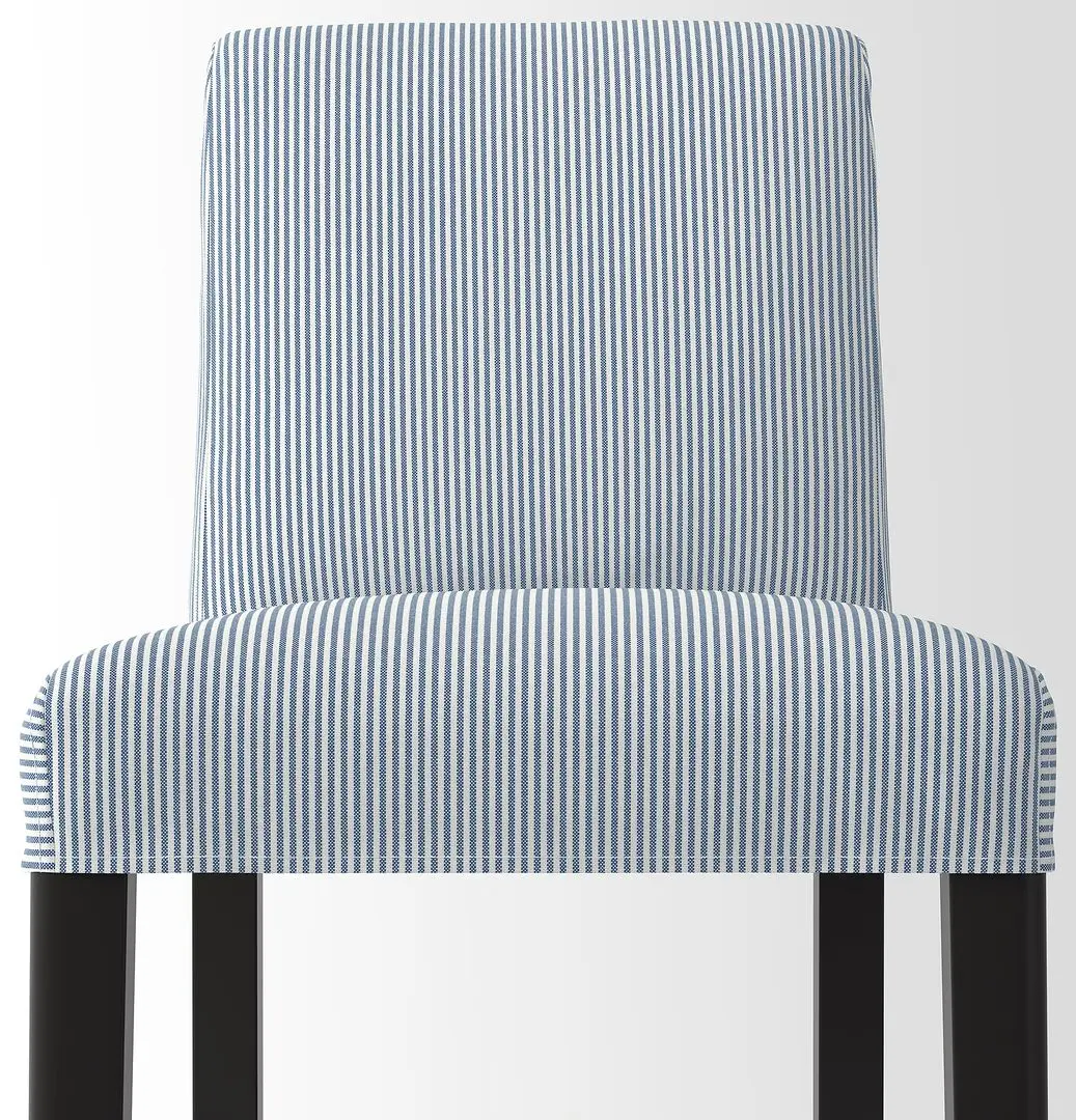 Scaun de bar Ikea Bergmund/Rommele 62cm (Negru/Alb/Albastru) - 3