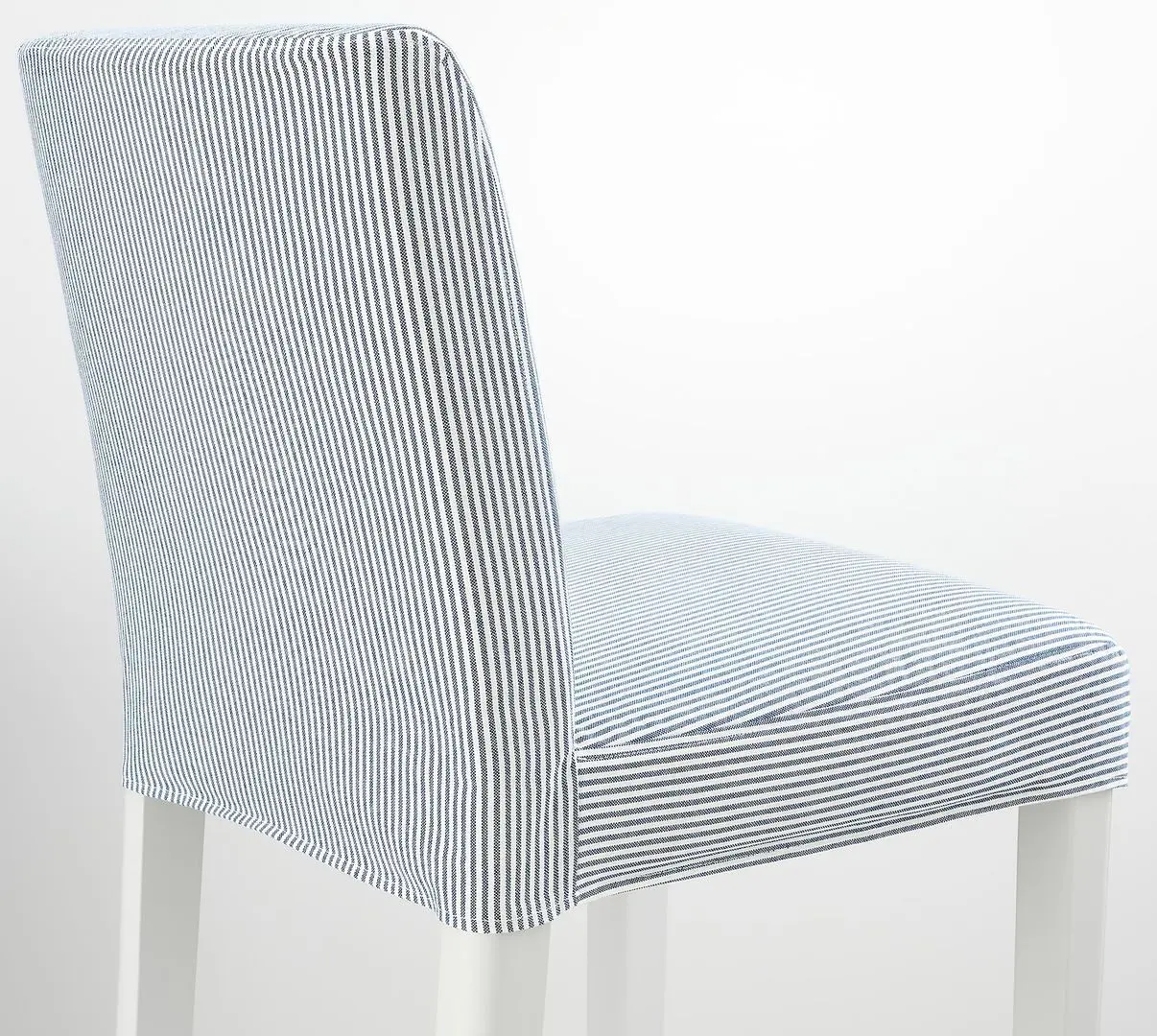 Барный стул Ikea Bergmund/Rommele 75см (Белый/Синий) - 5