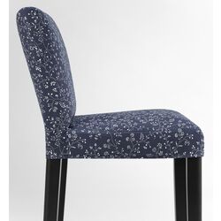 Scaun de bar Ikea Bergmund/Ryrane 62cm (Negru/Albastru Inchis) Thumb