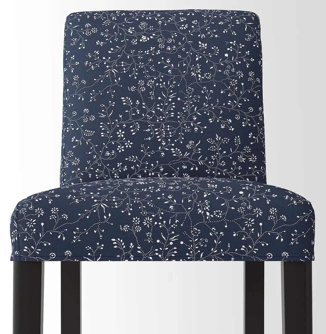 Scaun de bar Ikea Bergmund/Ryrane 75cm (Negru/Albastru Inchis) - 3