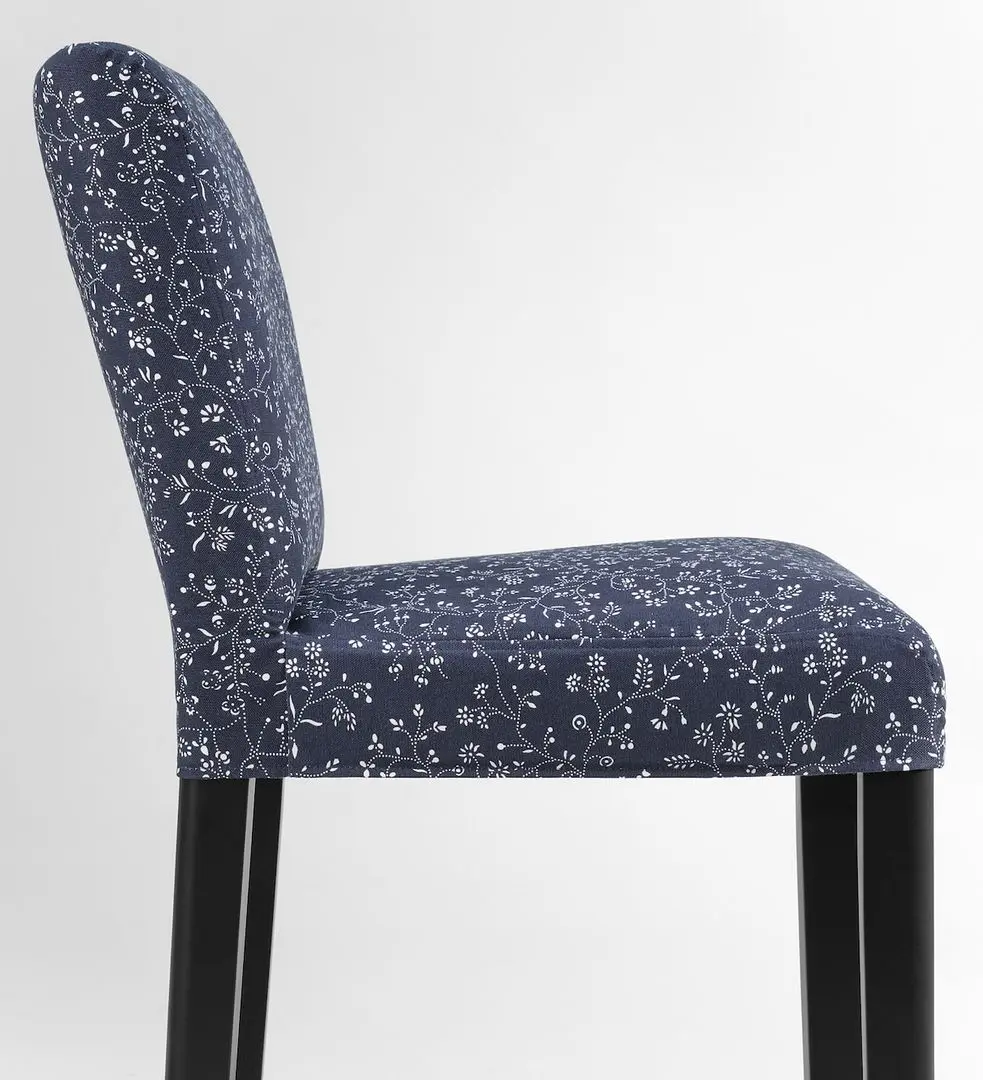Scaun de bar Ikea Bergmund/Ryrane 75cm (Negru/Albastru Inchis) - 4