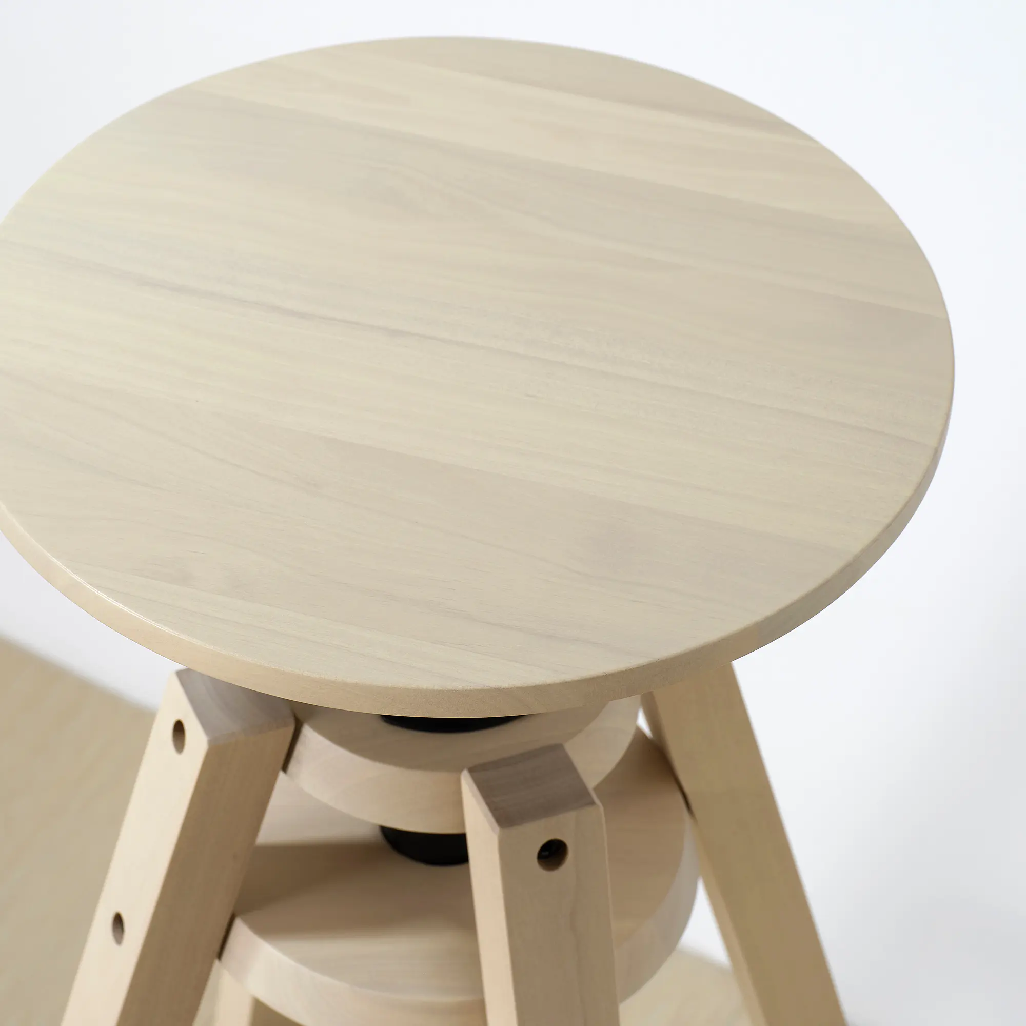 Барный стул Ikea Dalfred 63-74 см (Береза) - 2