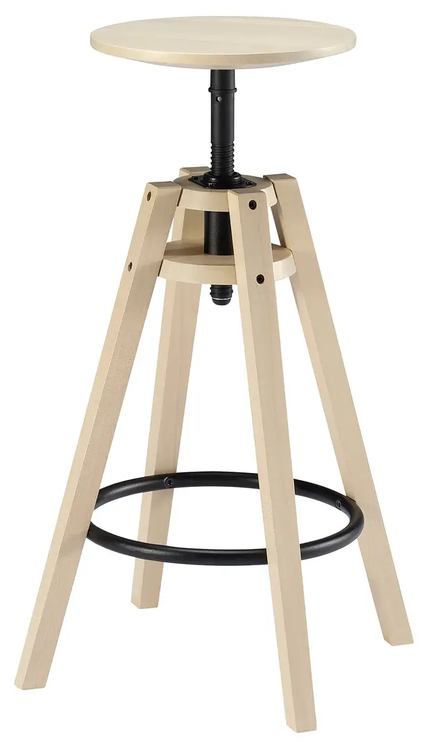 Барный стул Ikea Dalfred 63-74 см (Береза)