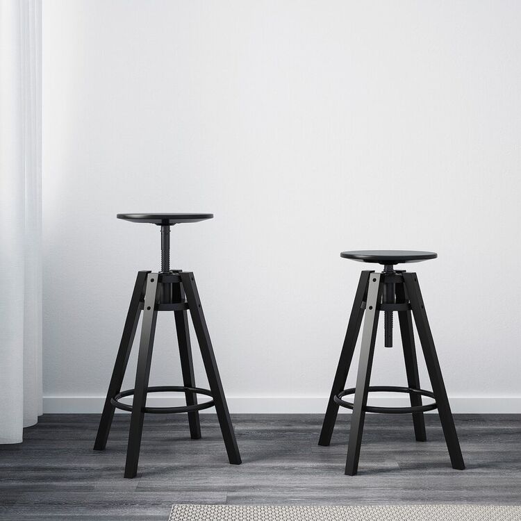 Барный стул Ikea Dalfred (Чёрный)