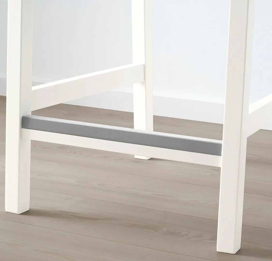 Scaun de bar Ikea Ekedalen 62cm (Alb/Orrsta Gri) - 7
