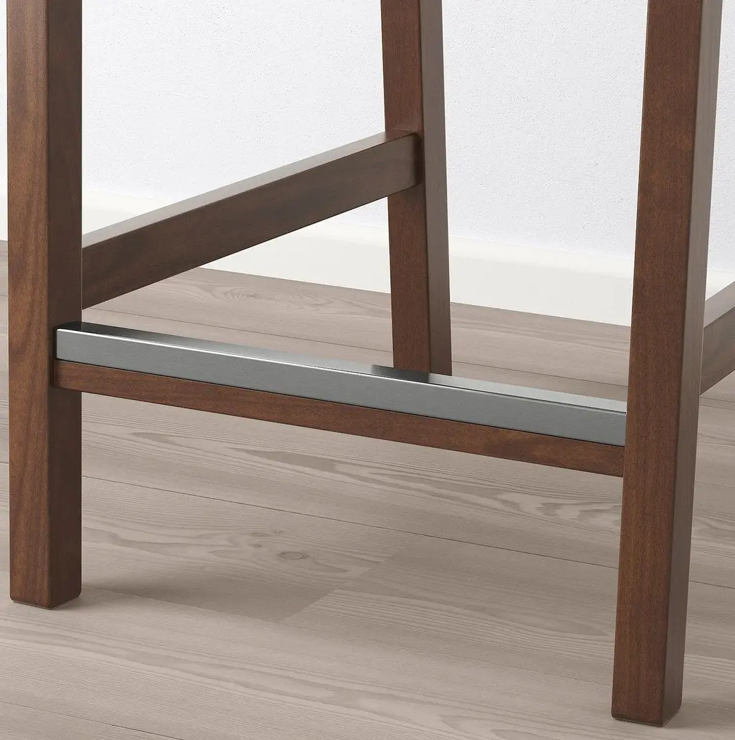 Scaun de bar Ikea Ekedalen 62cm (Maro/Orrsta Gri) - 7