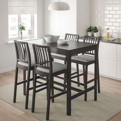 Scaun de bar Ikea Ekedalen 75cm (Maro Inchis/Orrsta Gri) Thumb