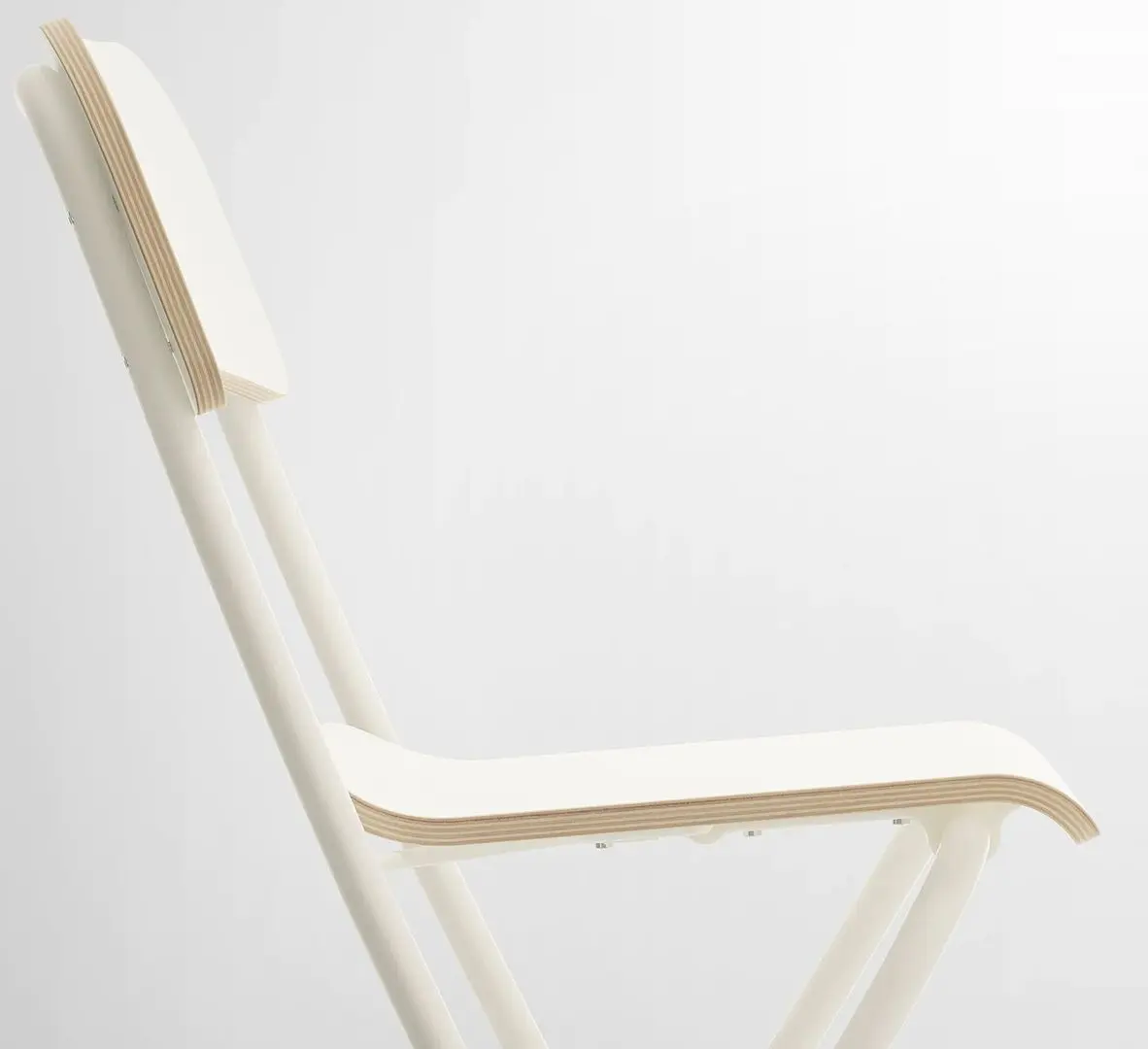 Scaun de bar Ikea Franklin pliant 63cm (Alb)