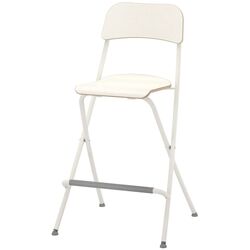 Scaun de bar Ikea Franklin pliant 63cm (Alb)