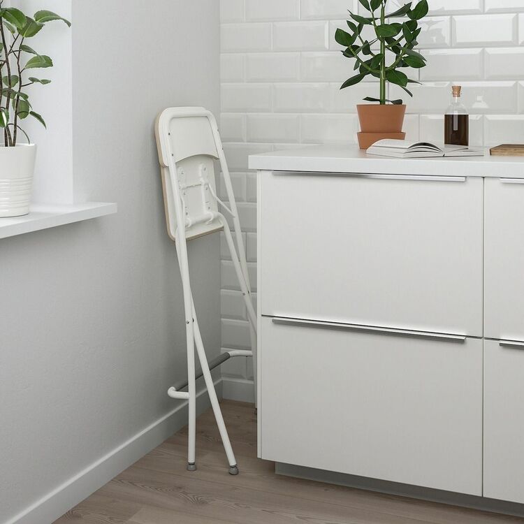 Барный стул Ikea Franklin раскладной 63см (Белый)