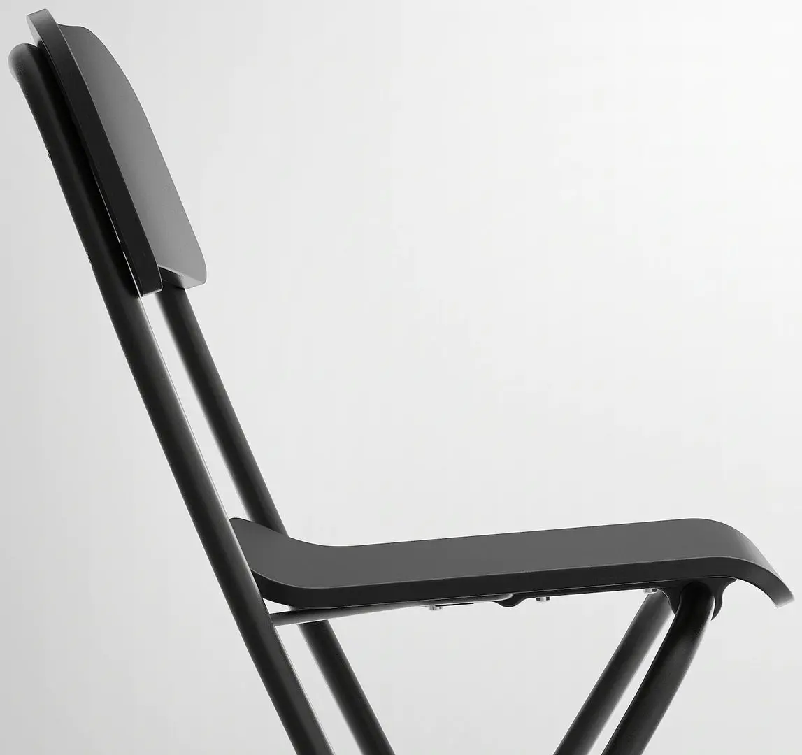 Scaun de bar Ikea Franklin pliant 63cm (Negru)