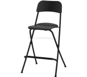 Scaun de bar Ikea Franklin pliant 63cm (Negru)