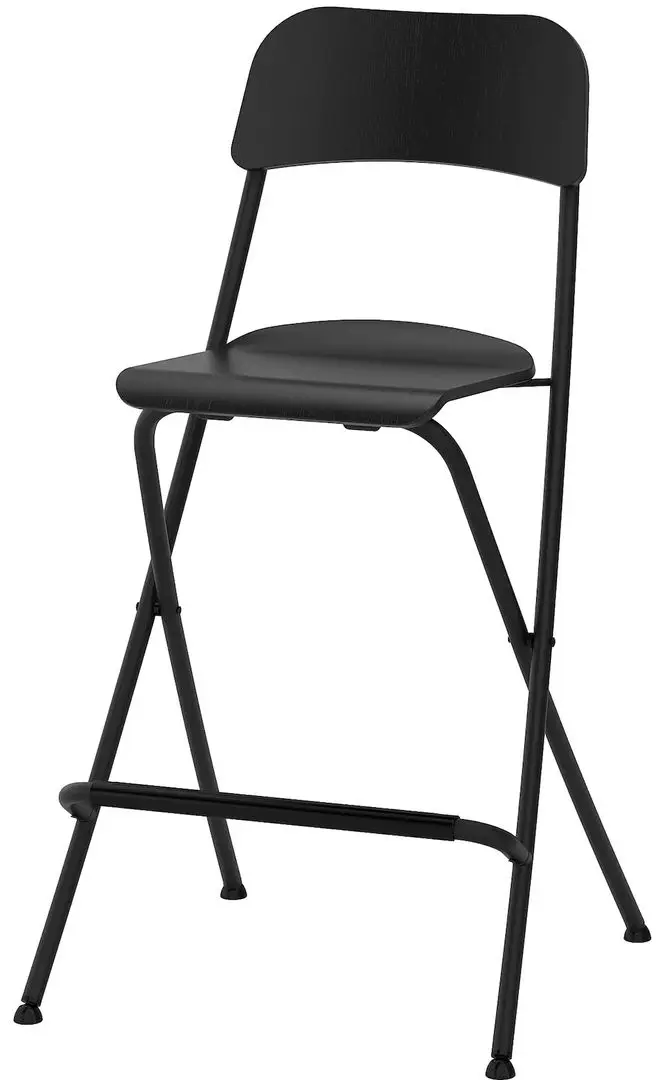 Scaun de bar Ikea Franklin pliant 63cm (Negru)