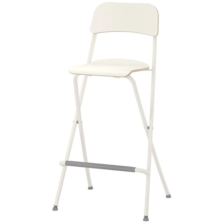 Барный стул Ikea Franklin раскладной 74см (Белый)