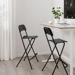 Барный стул Ikea Franklin раскладной 74см (Черный) Thumb